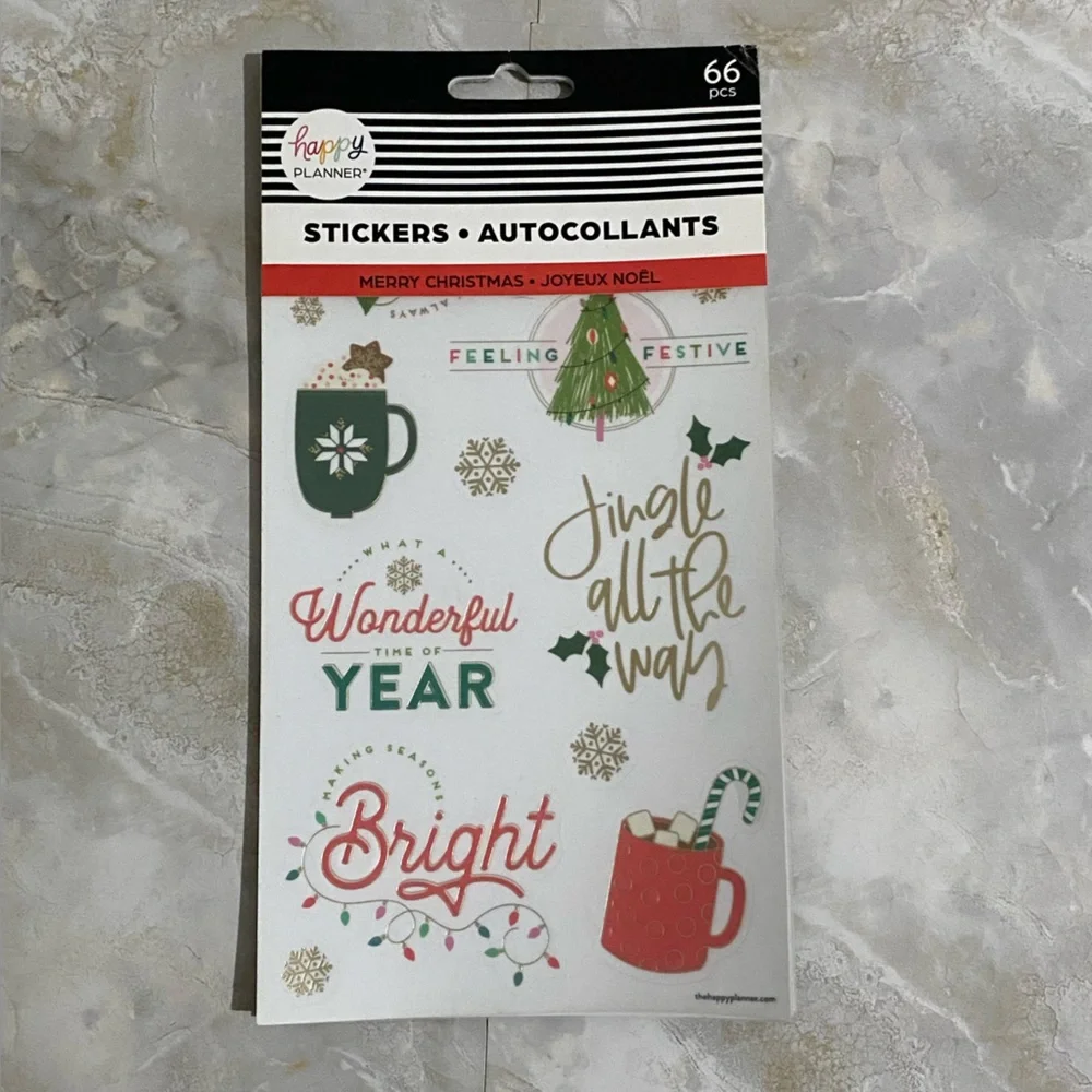 The Happy Planner Festive Holiday Planner Stickers Lot - Picture 6 of 7